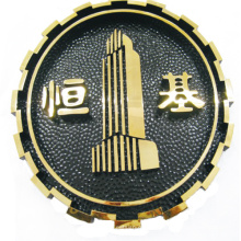 Логотип Компании Золото Выгравированный Знак